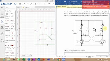 Astable Multivibrator easyEDA