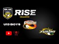 2024 nrl wa rise challenge u13 boys  southern pride v northern fusion