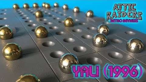 YALi (1996) by Jumbo - Balancing Abstract Strategy Vintage Board Game Review