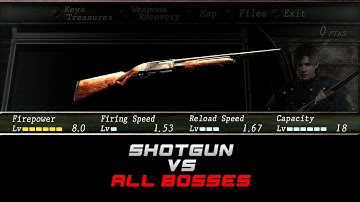 Shotgun VS All Bosses - Resident Evil 4 HD Project