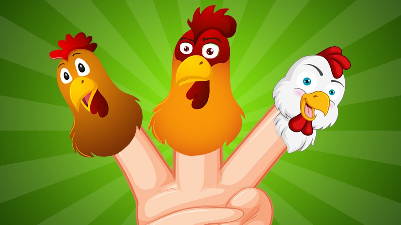 Rooster Finger Family Song Nursery Rhymes & Kids Songs Cherry Berry Song YouTube