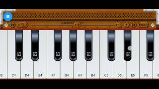 Jita Tha Jiske Liye ll Harmonium tutorial ll Mobaile se bajaye piano tutoriyal music 🎶 🎵 Lover