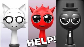 Help The Sprunki Characters Are In Trouble Sprunki Animation