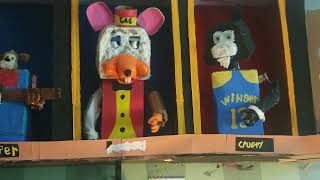 Homemade chuck e cheese animatronics Jukebox skit