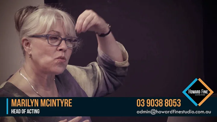 Marilyn McIntyre on actors 'rushing'