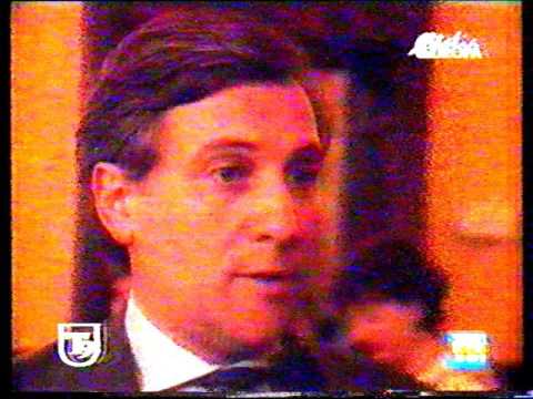 Intervista On. Antonio Tajani 1999 ora Presidente del Parlamento ...