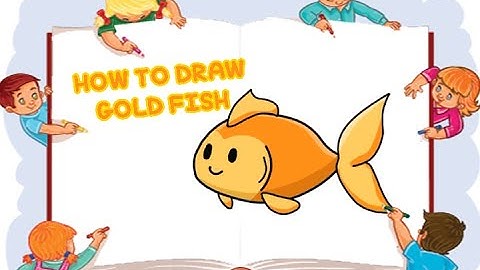 HOW TO DRAW GOLDEN FISH | ANIMAL PHOTOSHOP DRAWING | EASY STEP TUTORIAL