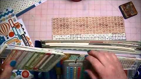 Scrapbooking Process Video from Start to Finish - Ty Loves Spaghetti