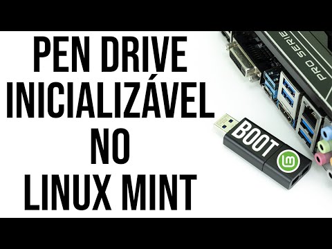 Pen drive inicializável a partir do Linux Mint | Boot USB | Gravar imagem ISO