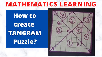 Maths Activity | How to make Tangram Pieces