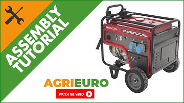 Honda EM 5500CXS Single-Phase 5.0 KW Generator - AVR Smart System - Assembly tutorial
