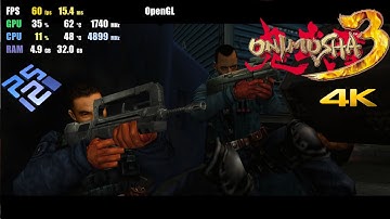 PCSX2 1.6.0 | Onimusha 3 Demon Siege 4K UHD | PS2 Emulator Gameplay