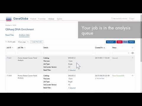 How to analyze QIAseq Targeted DNA Panel data in GeneGlobe
