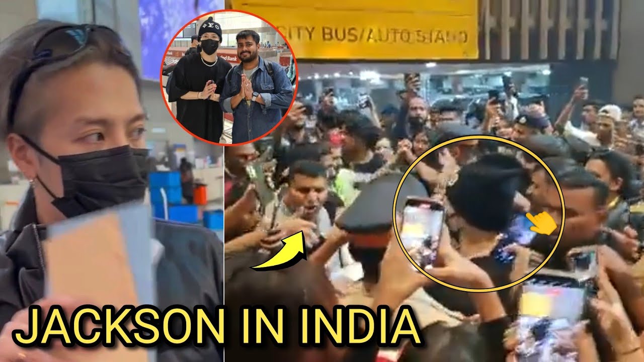 JACKSON WANG landed in Mumbai, India (Massive Crowd) YouTube