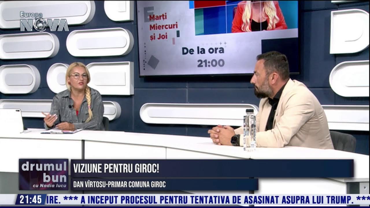 LIVE : Viziune pentru Giroc! - Drumul Bun cu Nadia Iucu - Europa Nova -09.09.2025