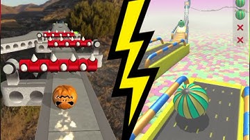 GOING BALLS vs ACTION BALLS - SpeedRun Gameplay Android iOS #120