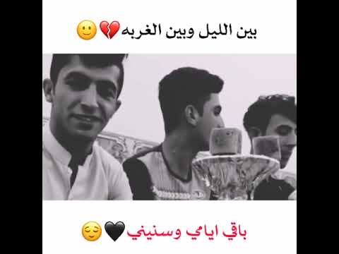 بين الليل وبين الغربه باقي ايامي وسنيني عبدالرحمن المشلب مو صوت ضيم