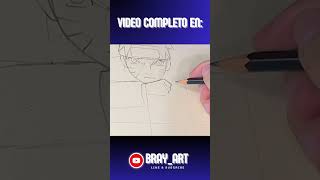 COMO DIBUJAR A NARUTO UZUMAKI! VIDEO COMPLETO EN MI CANAL #dibujo #tutorial #naruto#narutoshippuden