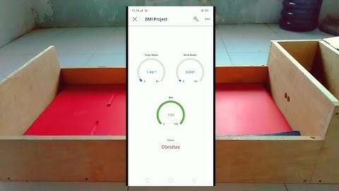 ALAT UKUR BMI ANAK BERBASIS IOT MENGGUNAKAN ESP32