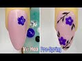 Pre-Spring Flower Nail Art Step-by-Step For Beginner 💖Vẽ Hoa💅 New Nails Design 💝 New Nails