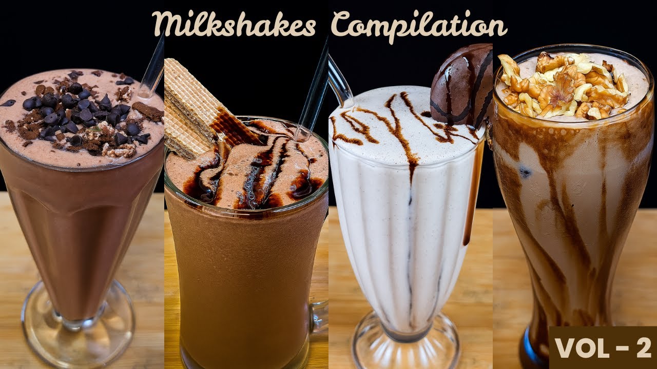 Ultimate Milkshakes Compilation Vol-2 | Cookies to Cakes! | MCSA(MyCookingStyleAsmr)