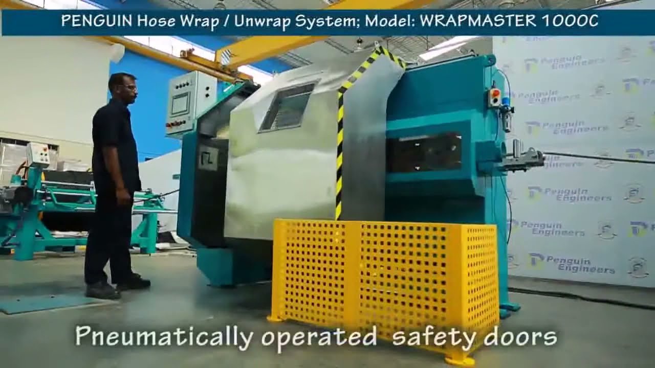 Hose Wrap / Unwrap Machine For Flexible Hoses YouTube
