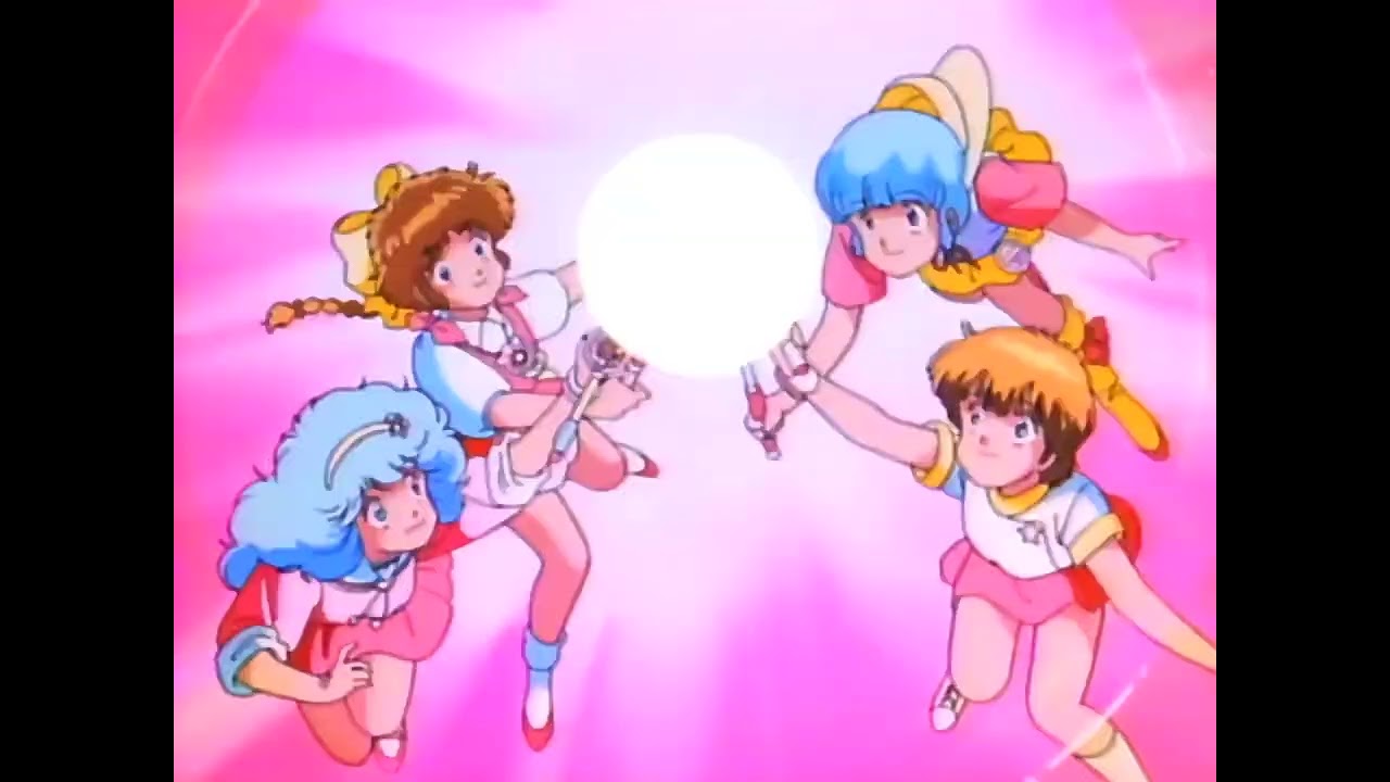 (1080p) (Alien X from A Zone) Yuu, Persia, Mai and Yumi Group Transformation