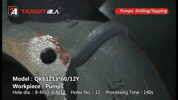 TARWIT horizontal multi-spindle drilling and tapping machine QK61213X60  for pump