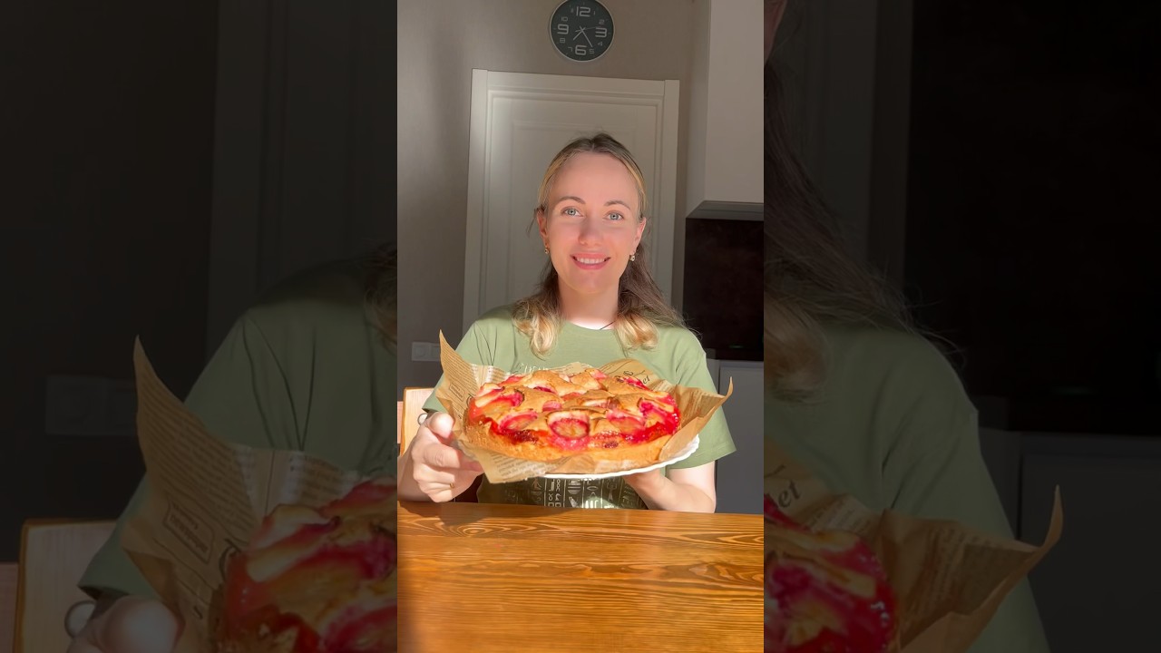 Пирог со сливами #рецепты #еда #кулинария #вкусно #рецепт #пирог #пирогсосливами