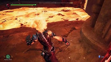 Darksiders 3 - Chapter 4 Greed Hollows: Redweb Bridge Three Crystals Puzzle Gameplay (2018)