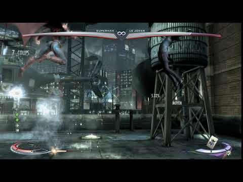 Injustice 1: Superman 1Bar +Assist 44% Combo