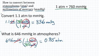 1000 mmhg to atm