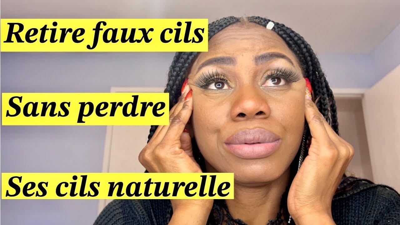 Comment retirer les faux cils/ne pas tirer ou arracher/astuce cils #