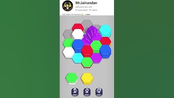 🛑HEXA SORT GAMEPLAY🕹️#MrJainandan #hexasort #gameplay #shorts