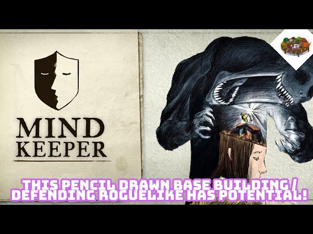 This Pencil Drawn Base Building / Defending Roguelike Has Potential! | Mind Keeper