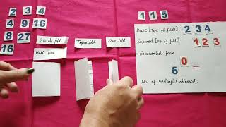 Math Lab Activity. Visualizing Exponents by paper folding. Joyful Learning  Exponents & Powers.