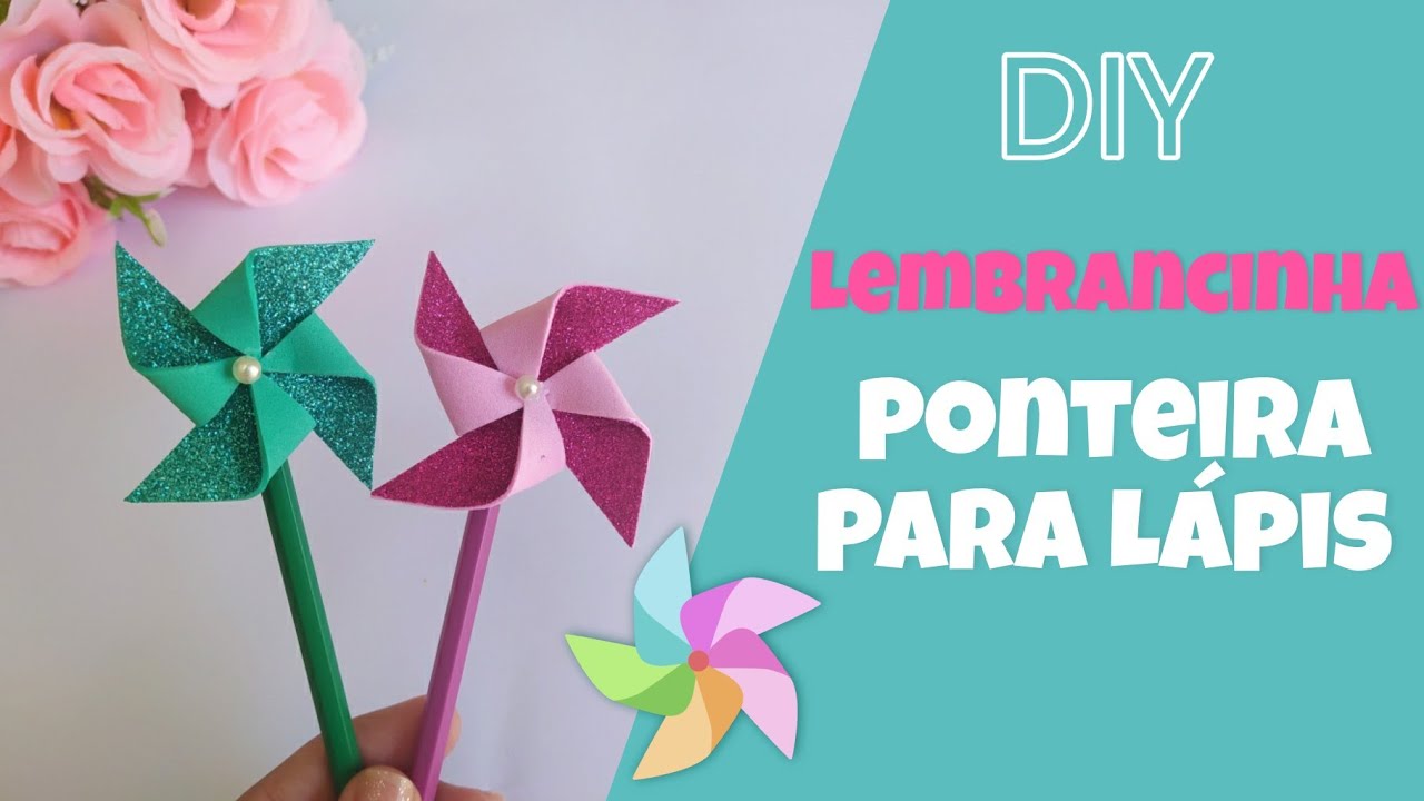 Como fazer ponteira para lápis em eva✨