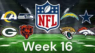 2025 NFL Week 16 Preview and Predictions
