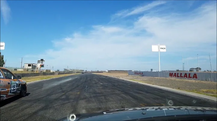 1st lap cold tyres new suspension & wrong line = s...