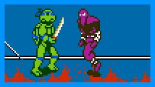 Teenage Mutant Ninja Turtles II: The Arcade Game (NES) | adapted port | full game session