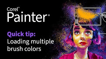 Load a brush with multiple colors