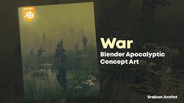 WAR | Apocalyptic Blender Environment Concept Art