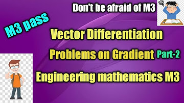 vector differentiation - problems on gradient part2-angle between two functions