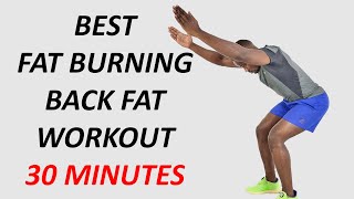 The Most Effective Fat Burning BACK FAT WORKOUT No Equipment  30 Minute Back Toning Workout