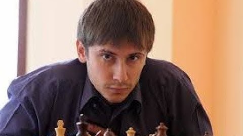 Maxime Vachier Lagrave over presses against Dmitri Jakovenko