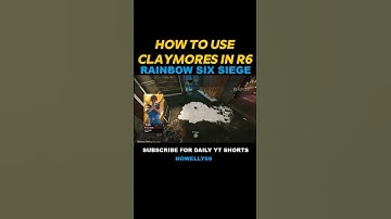 HOW TO USE CLAYMORES #RainbowSixSiege #R6Siege #R6 #Ranked #Funny #Fail #Tips #Shorts