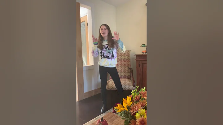 Sarah doing one of my favorite scenes in Hamilton