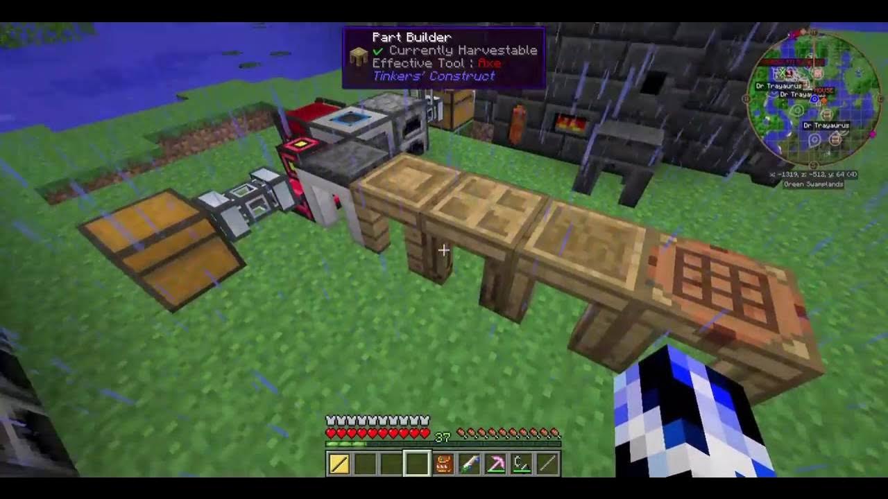 Making Manyullyn Cleaver in Tinkers' construct YouTube