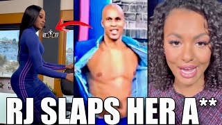 Richard Jefferson Gets Naked & Slaps ESPN Malika Andrews Co Host Chiney ASS Live On ESPN MUST SEE!