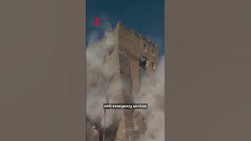 Medieval tower partially collapses in Rome